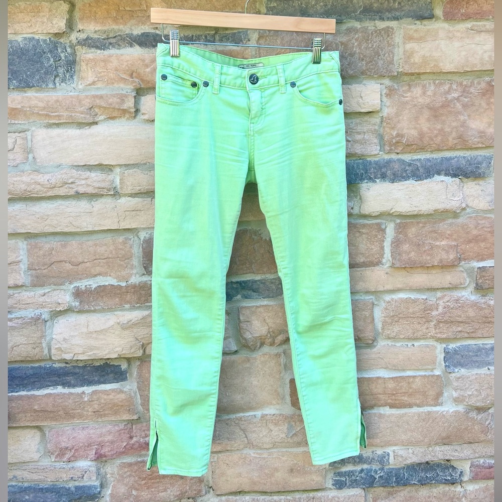 Free People Mint Skinny Jeans